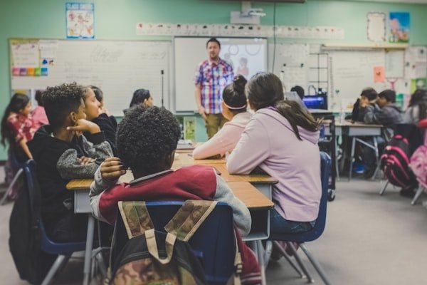 GCSE students in a small-group class at the centre